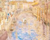 莫里斯 巴西 加斯特 : Venetian Canal Scene